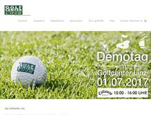 Tablet Screenshot of golfcenter.at